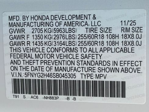 New 2025 Honda Pilot EX-L image 20