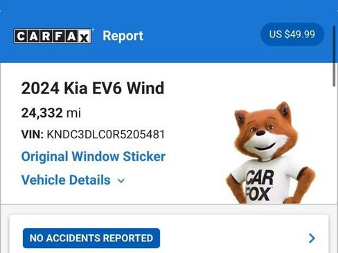 Used 2024 Kia EV6 Wind w/ Wind Technology Package AWD/4WD image 6