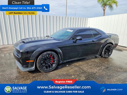 Used 2019 Dodge Challenger SRT Hellcat Redeye RWD image 1