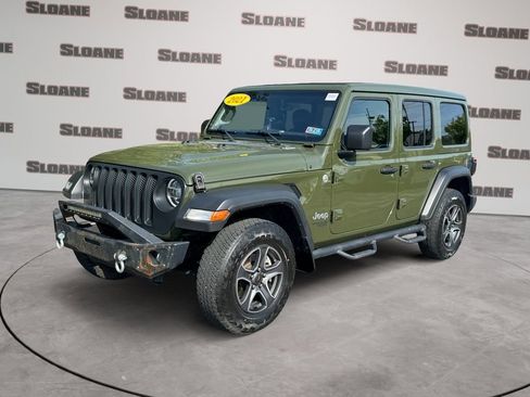Used 2021 Jeep Wrangler Unlimited Sport w/ Sun And Sound Package AWD/4WD image 1