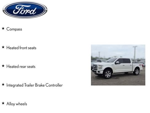 Used 2015 Ford F150 Platinum w/ Equipment Group 701A Luxury AWD/4WD image 9