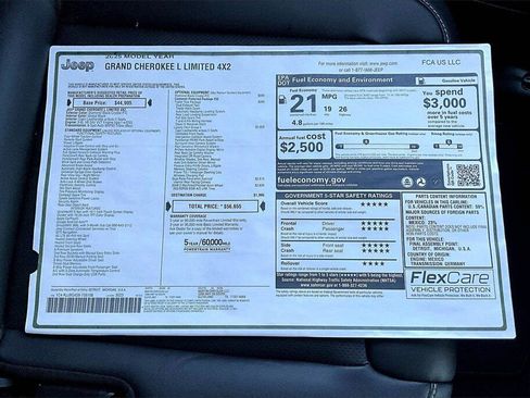 New 2025 Jeep Grand Cherokee L Limited w/ Luxury Tech Group II image 14