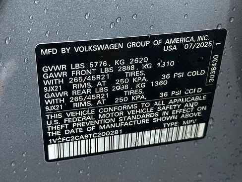 New 2026 Volkswagen Atlas Cross Sport SEL Premium R-Line AWD/4WD image 29