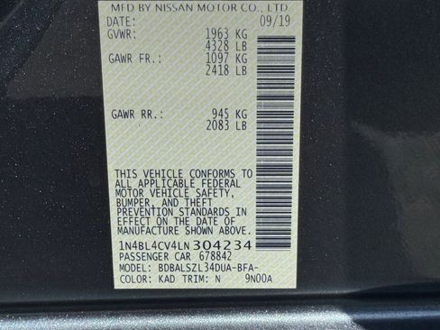Used 2020 Nissan Altima 2.5 SR FWD image 24