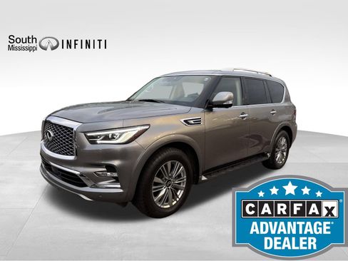 Used 2021 INFINITI QX80 Luxe w/ Cargo Package image 1