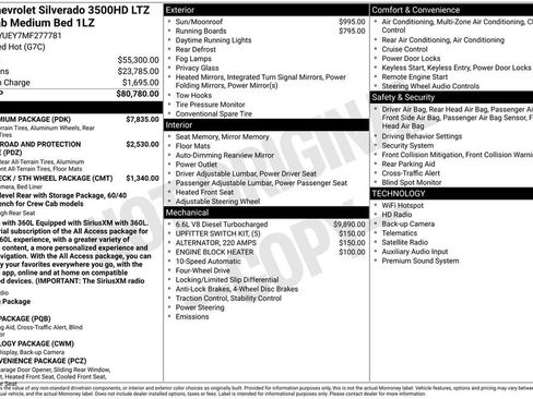 Used 2021 Chevrolet Silverado 3500 LTZ w/ LTZ Premium Package AWD/4WD image 15