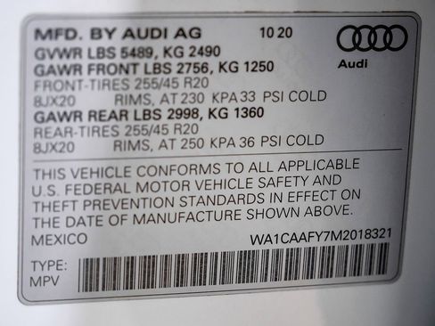 Used 2021 Audi Q5 Prestige w/ Prestige Package image 60