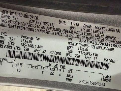 Used 2019 Ford Fiesta SE w/ Cold Weather Package image 21