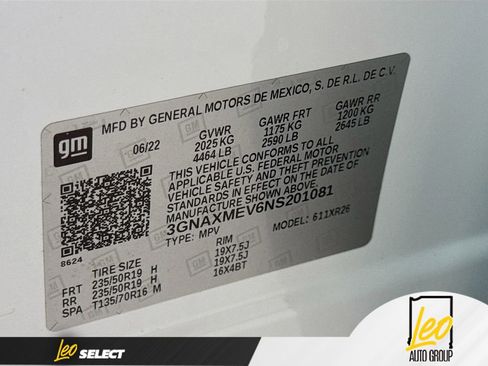 Used 2022 Chevrolet Equinox RS w/ RS Leather Package image 33