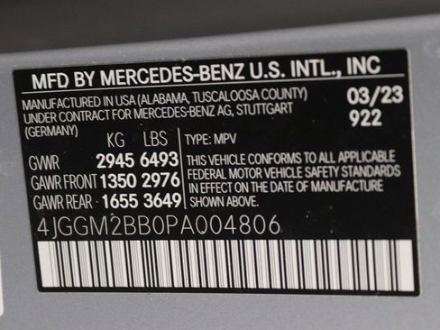 Certified 2023 Mercedes-Benz EQE 350+ SUV image 16