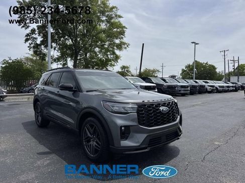 Certified 2025 Ford Explorer ST w/ Sun And Sound Package RWD image 1