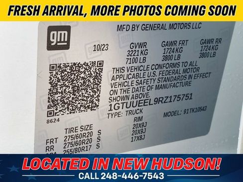 Used 2024 GMC Sierra 1500 AT4 w/ Technology Package image 14