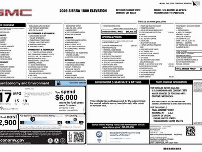 New 2026 GMC Sierra 1500 Elevation w/ Elevation Premium Package