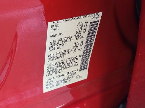 Used 2021 Nissan Titan SV w/ Off Road Protection Package image 31