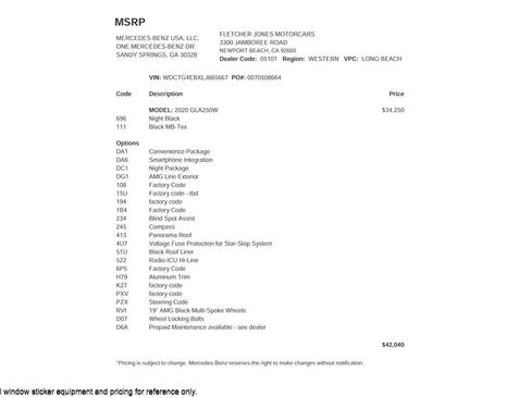 Used 2020 Mercedes-Benz GLA 250 image 2