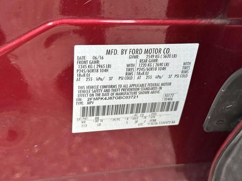 Used 2016 Ford Edge SEL w/ Equipment Group 201A AWD/4WD image 15