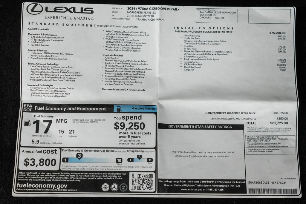 Used 2024 Lexus GX 550 AWD/4WD image 54