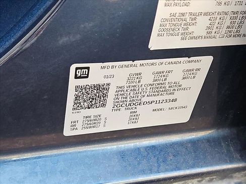 Certified 2023 Chevrolet Silverado 1500 LTZ AWD/4WD image 25