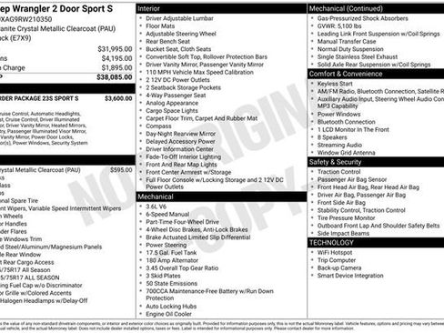 Used 2024 Jeep Wrangler Sport S image 34