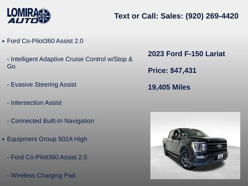 Used 2023 Ford F150 Lariat AWD/4WD image 8