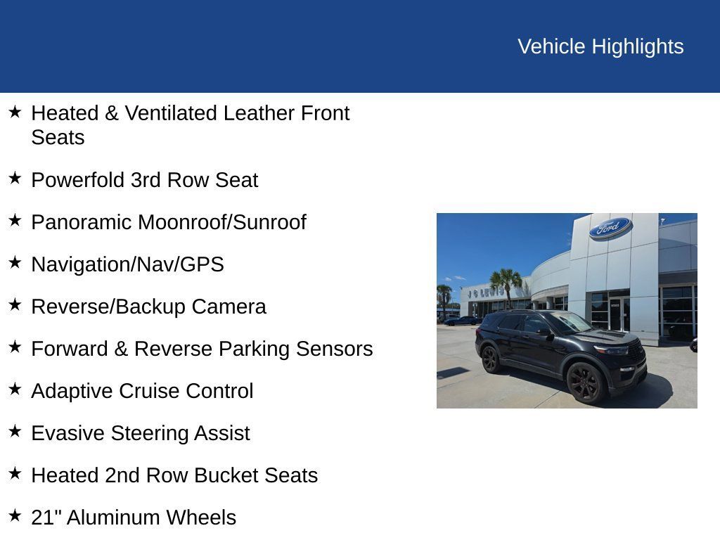 Used 2023 Ford Explorer ST w/ Equipment Group 401A AWD/4WD image 12