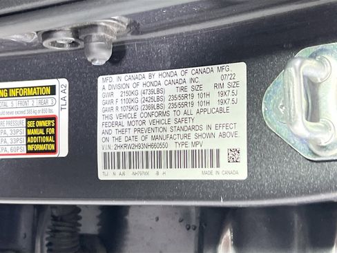 Used 2022 Honda CR-V Touring image 31
