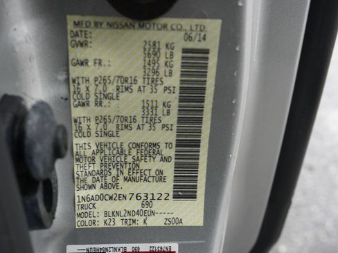 Used 2014 Nissan Frontier SV AWD/4WD image 33