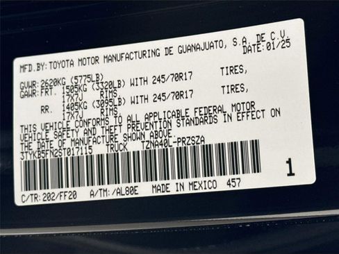 Certified 2025 Toyota Tacoma SR5 image 41