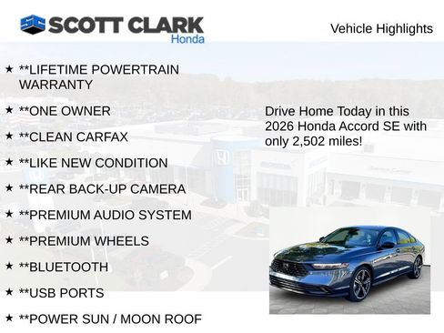 Used 2026 Honda Accord SE image 11