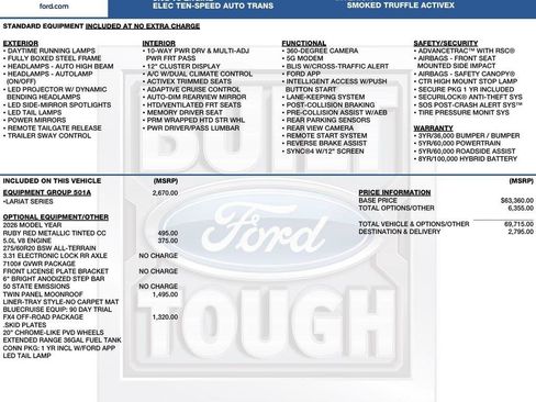 New 2026 Ford F150 Lariat w/ Equipment Group 501A Mid AWD/4WD image 2