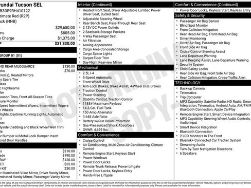 Used 2024 Hyundai Tucson SEL FWD image 31