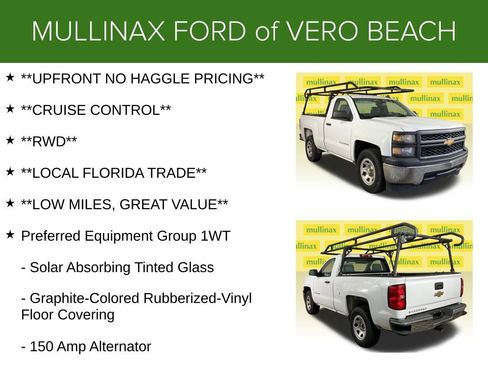 Used 2015 Chevrolet Silverado 1500 W/T w/ Chrome Bumper Package image 5