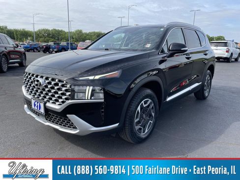 Used 2021 Hyundai Santa Fe Blue AWD/4WD image 1