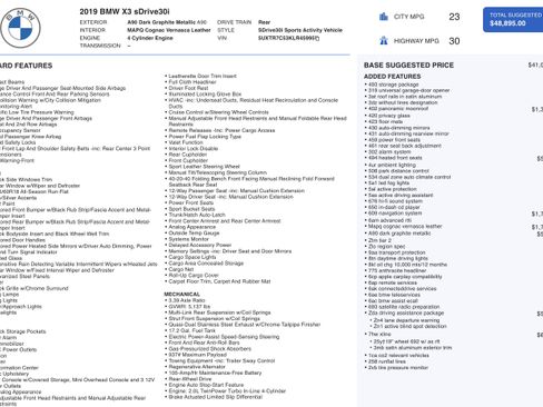 Used 2019 BMW X3 sDrive30i w/ Driving Assistance Package image 3