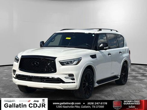 Used 2021 INFINITI QX80 Sensory w/ All-Season Package RWD image 1