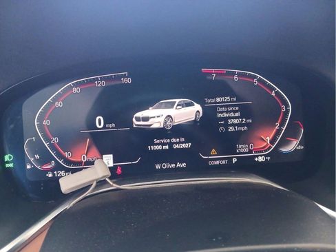 Used 2020 BMW 740i w/ Cold Weather Package RWD image 5