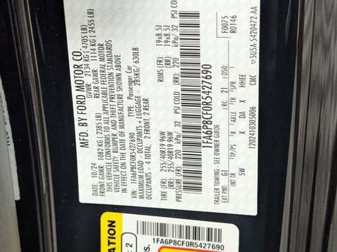 Used 2024 Ford Mustang GT Premium RWD image 32