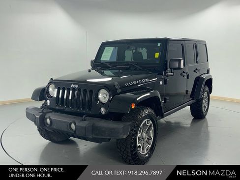 Used 2014 Jeep Wrangler Unlimited Rubicon w/ Connectivity Group AWD/4WD image 1