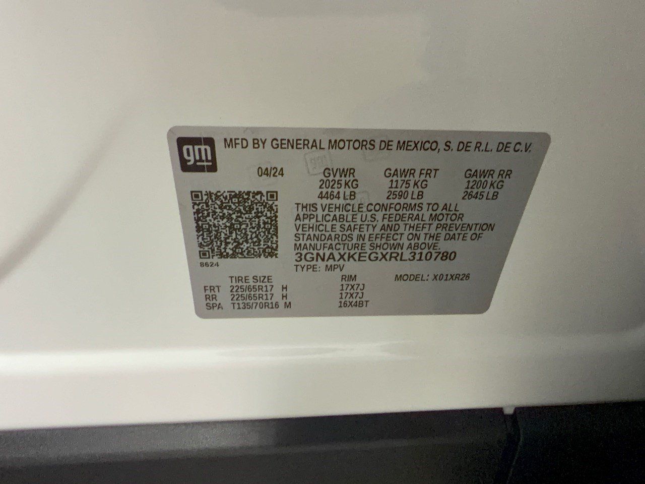 Used 2024 Chevrolet Equinox LT w/ LPO, Floor Liner Package FWD image 31