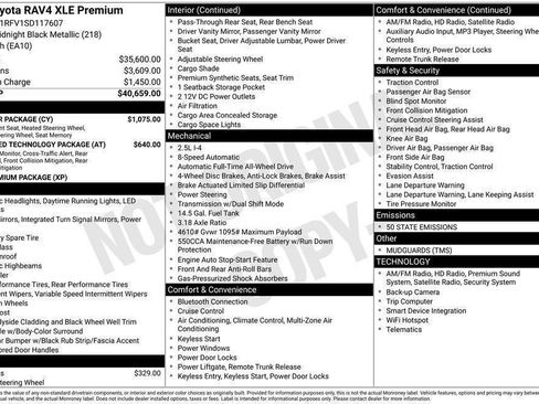 New 2025 Toyota RAV4 XLE Premium w/ Weather Package image 43