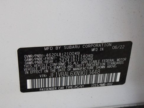Used 2022 Subaru WRX Limited w/ Popular Package #1 AWD/4WD image 67