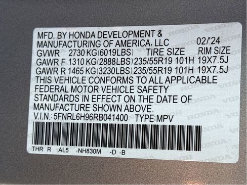 Used 2024 Honda Odyssey Elite image 27