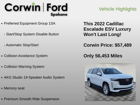 Used 2022 Cadillac Escalade ESV Luxury image 6