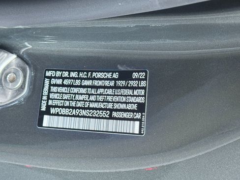 Used 2022 Porsche 911 Targa 4 GTS image 48