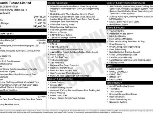 Certified 2025 Hyundai Tucson Limited AWD/4WD image 28