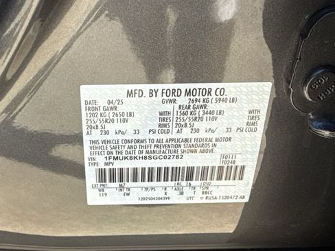 Used 2025 Ford Explorer ST-Line AWD/4WD image 34