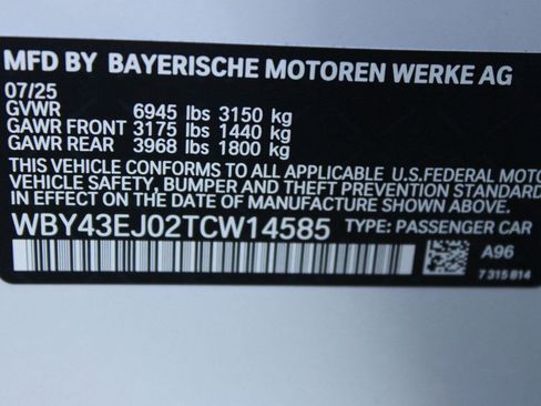 Used 2026 BMW i7 eDrive50 RWD image 18