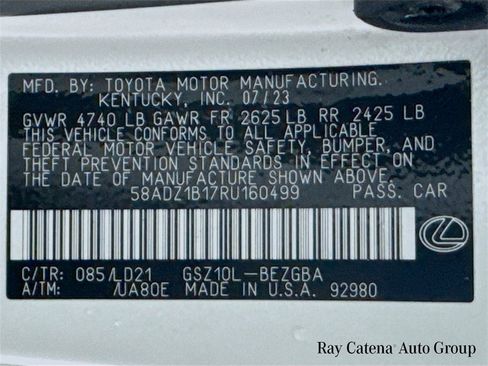 Certified 2024 Lexus ES 350 w/ Premium Package image 35