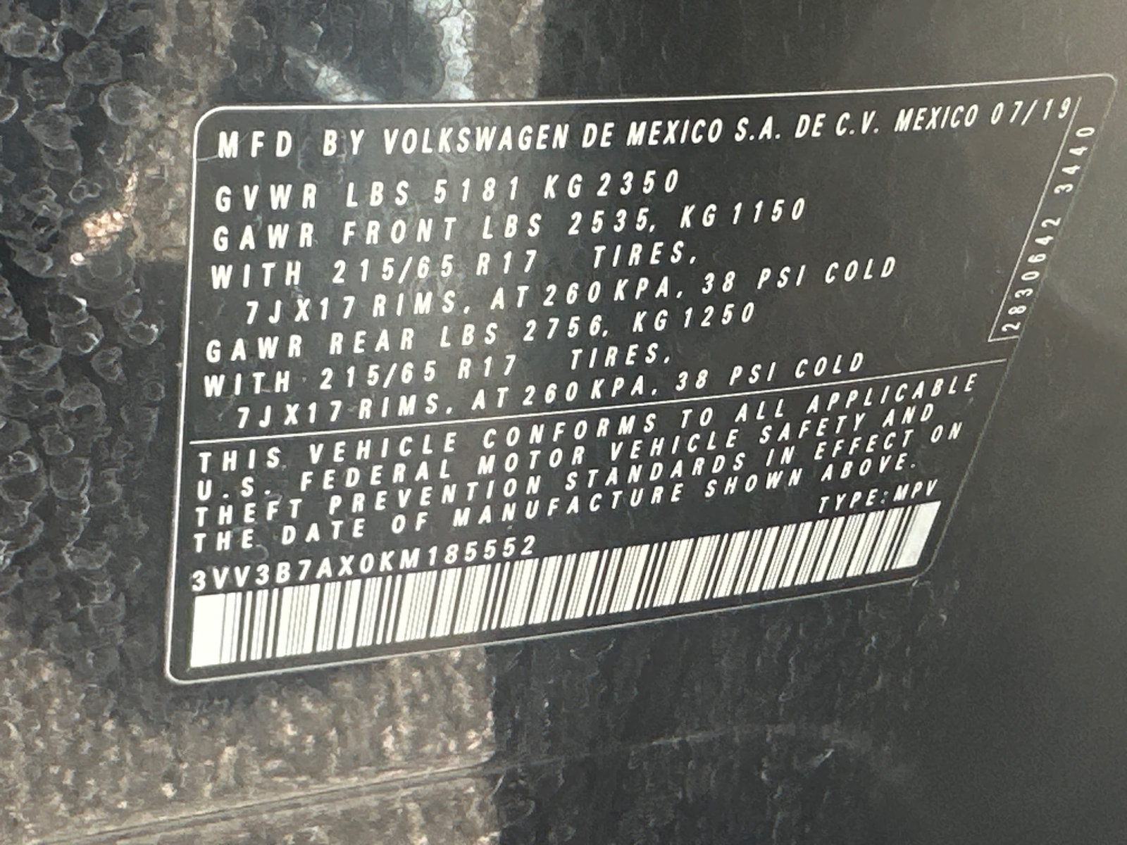 Used 2019 Volkswagen Tiguan SEL FWD image 32