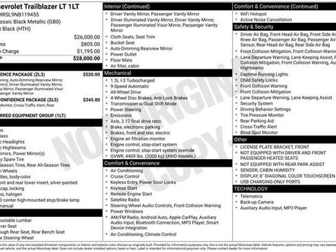 Used 2022 Chevrolet TrailBlazer LT w/ Convenience Package image 38